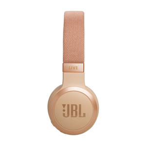 JBL Live 670NC - Sandstone - Wireless On-Ear Headphones with True Adaptive Noise Cancelling - Right